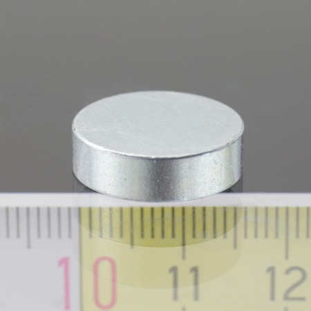 Magneți oală plați - Magnet oală diam. 16 x înălțime 4,5 mm, fără filet