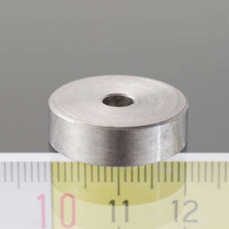 Lentile magnetice - Magnet oală diam. 20 x înălțime 6 mm, cu gaură pentru șurub diam. 4,5mm, magnet SmCo