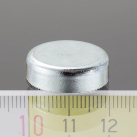 Magneți oală plați - Magnet oală diam. 20 x înălțime 6 mm, fără filet