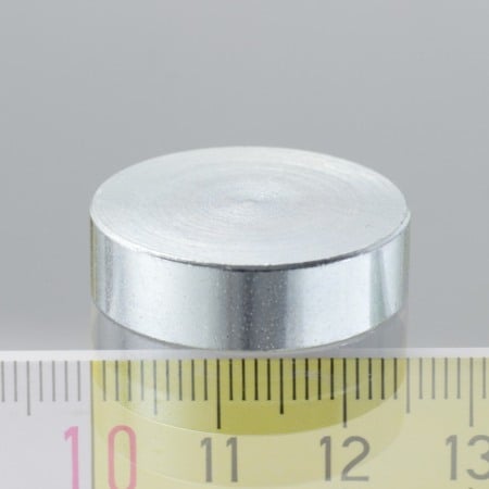 Magneți oală plați - Magnet oală diam. 25 x înălțime 7 mm, fără filet