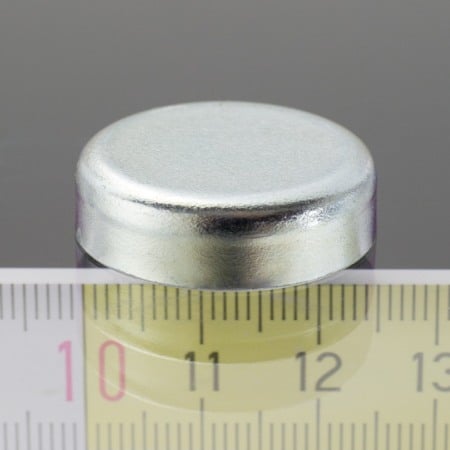 Magneți oală plați - Magnet oală diam. 25 x înălțime 7 mm, fără filet