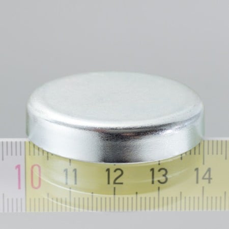 Magneți oală plați - Magnet oală diam. 40 x înălțime 8 mm, fără filet