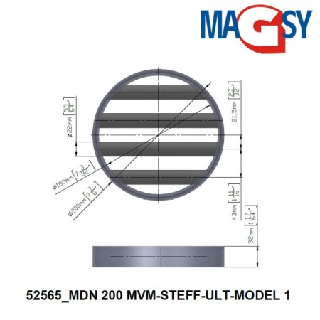 Magnet pentru pâlnia de alimentare MDN 200 MVM-STEFF-ULT-MODEL 1 [7]