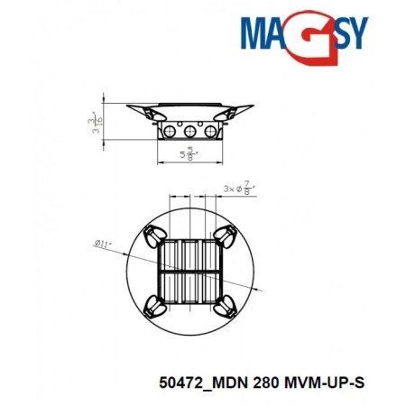 Magnet pentru pâlnia de alimentare - UP - model S [9]