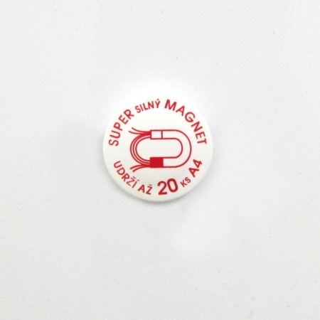 Magneți în carcasă plastic - Magnet puternic în carcasă de plastic cu personalizare MAGNET SUPERPUTERNIC