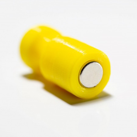 Magnet puternic în carcasă de plastic nepersonalizat - galben [1]