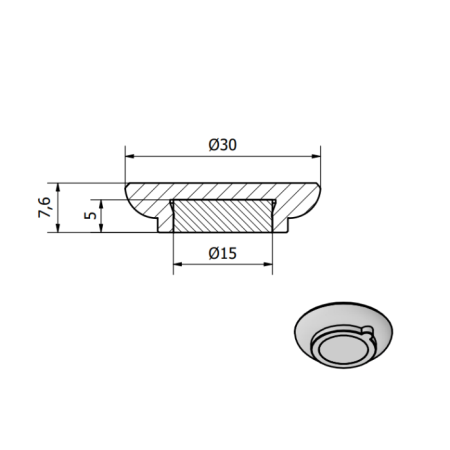 Magnet puternic în carcasă de plastic nepersonalizat - galben [3]