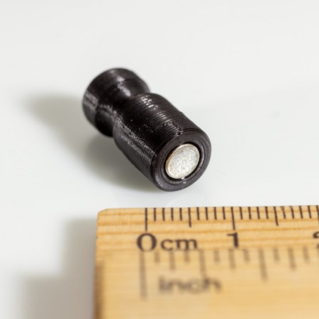 Magnet puternic în carcasă de plastic nepersonalizat - negru [1]