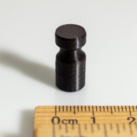 Magneți în carcasă plastic - Magnet puternic în carcasă de plastic nepersonalizat - negru