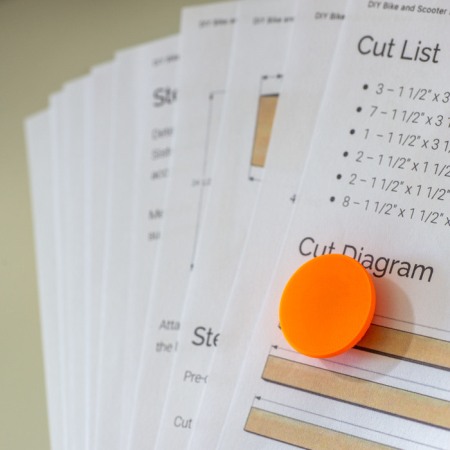 Magnet puternic în carcasă de plastic nepersonalizat - portocaliu [2]