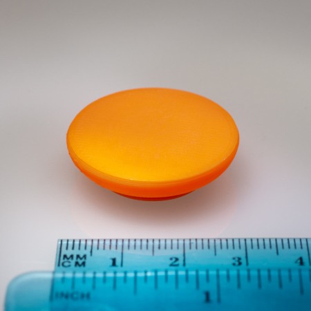 Magnet puternic în carcasă de plastic nepersonalizat - portocaliu [1]