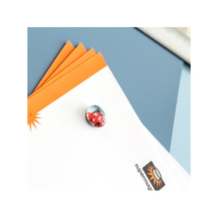 Magneți de frigider din sticlă - pompieri - 3 buc. [2]