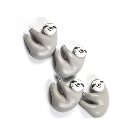 Magneți - Magneți de frigider - leneși - 4 buc.