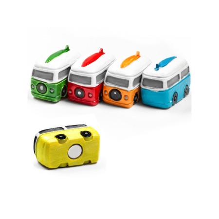 Magneți de frigider - rulote - 5 buc. - diferite culori [1]