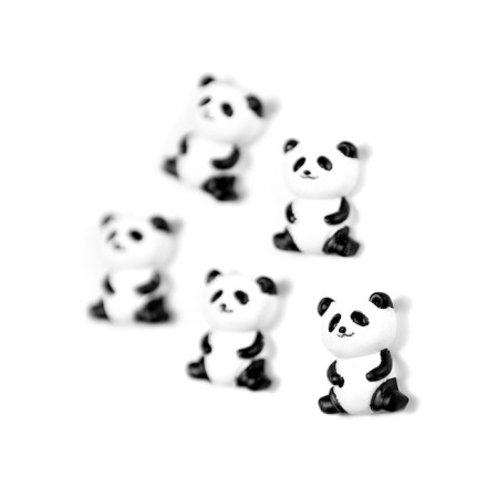 Magneți - Magneți de frigider - ursuleți panda - 5 buc