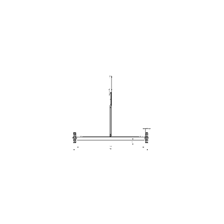 Mătură magnetică, execuție UP, lățime 90 cm, magnet de ferită [1]