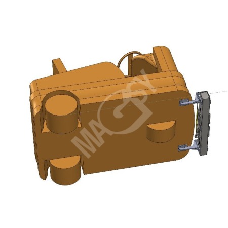 Mătură magnetică pentru cărucioare de curățenie MM 800 DM-UP F [5]