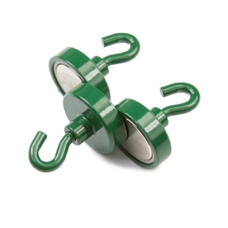 Oală magnetică cu cârlig (cârlig magnetic) diam. 25 N verde [1]