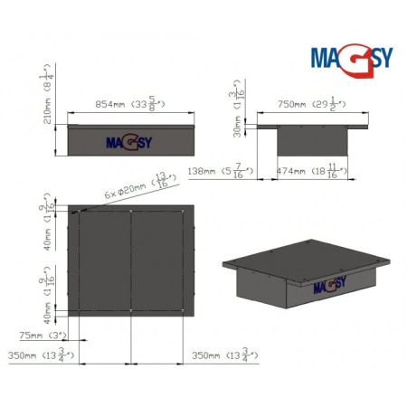 Placă magnetică MD 854x474x210 [2]