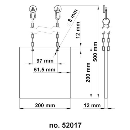 Placă magnetică pentru captarea prafului 640 x 500 x 12 mm [2]