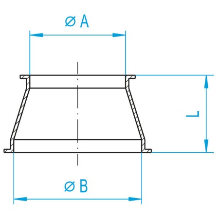 Racord conic JACOB DN 150-200 [1]