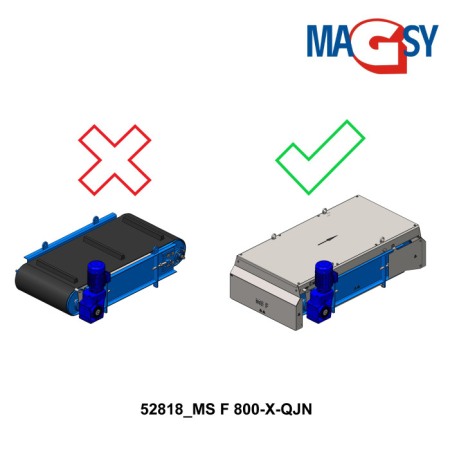 Separator magnetic de deasupra transportorului cu bandă MSF [4]