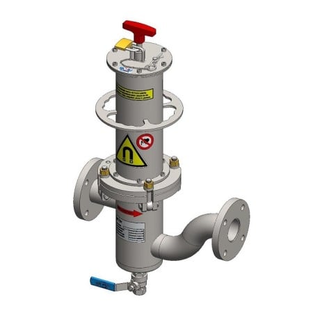 Separatoare magnetice de ulei - Separator magnetic lichide MF 50/1-UP-P6-N-4-80-S-P