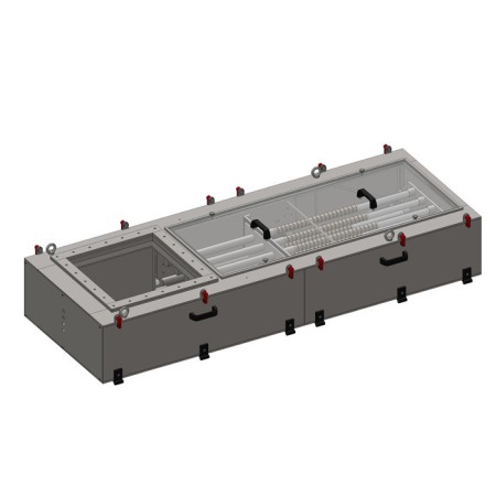 Separatoare magnetice - Separator magnetic unilateral MSV 400x400/9 VVM-P-4-80-PO-J-EX