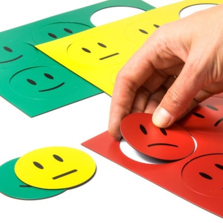 Smiley magnetic diam. 60 mm, 6 buc./A5 - mixate [1]