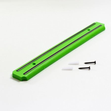 Suport magnetic pentru cuțite și ustensile de bucătărie, lungime 38 cm - verde [2]