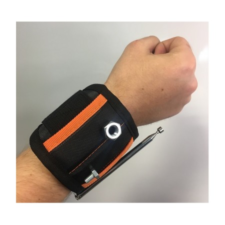 Accesorii pentru meseriași - Suport magnetic pentru încheietură, cu magnet telescopic