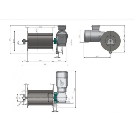 Tambur magnetic MB 204x340/300 F-MODEL 1 [18]
