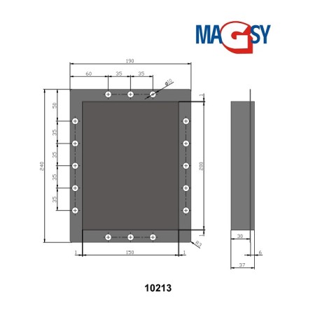 Ușiță magnetică 150x200 mm [2]