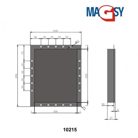 Ușiță magnetică 200x250 mm [2]