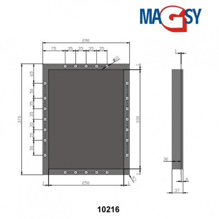 Ușiță magnetică 250x330 mm [2]