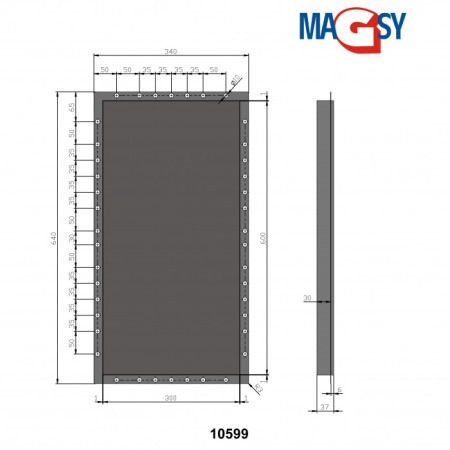 Ușiță magnetică 300x600 mm [4]