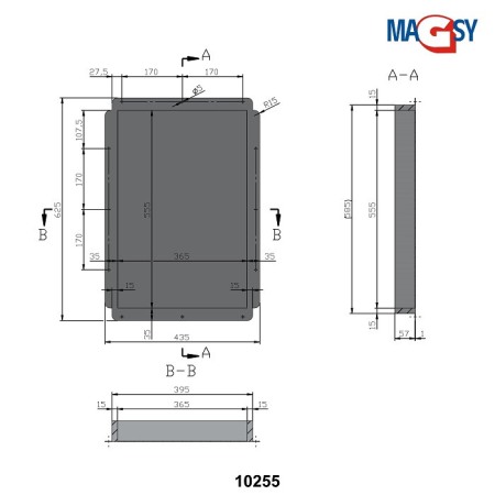 Ușiță magnetică UP 400x600 mm [3]