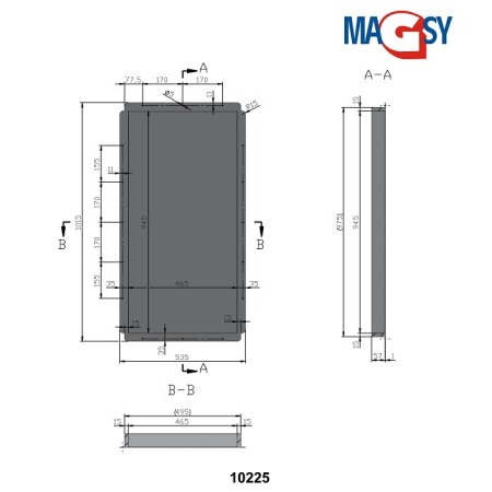 Ușiță magnetică UP 500x990 mm [3]