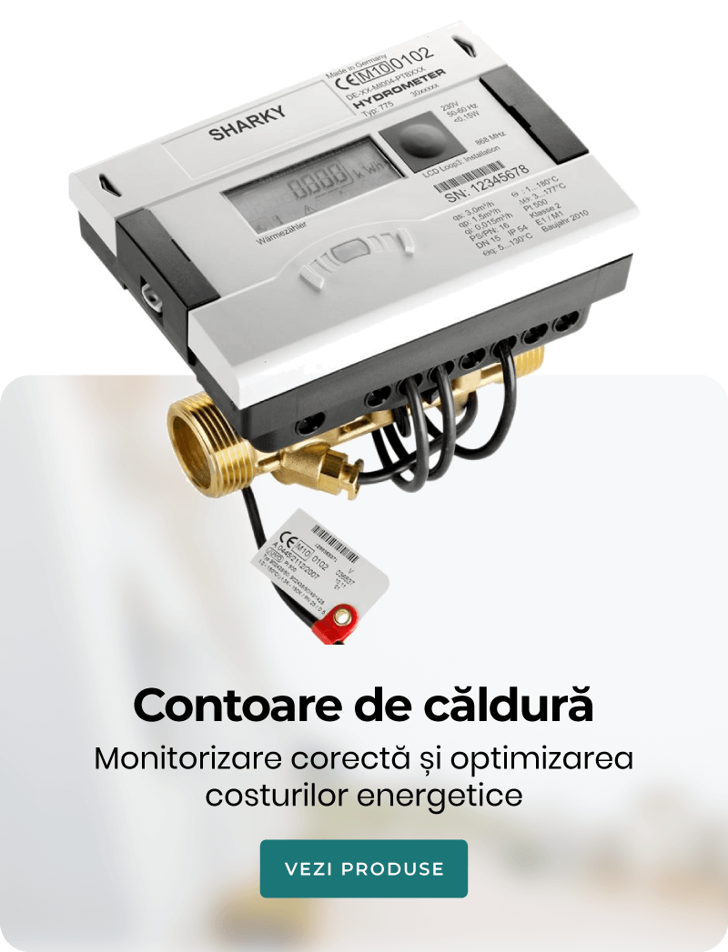 Contoare de energie termică cu ultrasunete