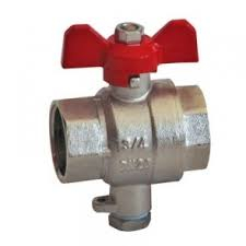 Accesorii - Robinet bila fluture cu Racord M10 - 3/4"