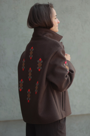 Limited Edition - Jacheta Chocolat Rouge- premium