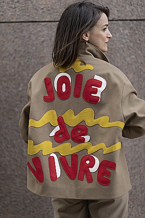 MonAmour Ltd.Ed - Premium- Jacheta JOIE DE VIVRE din lana