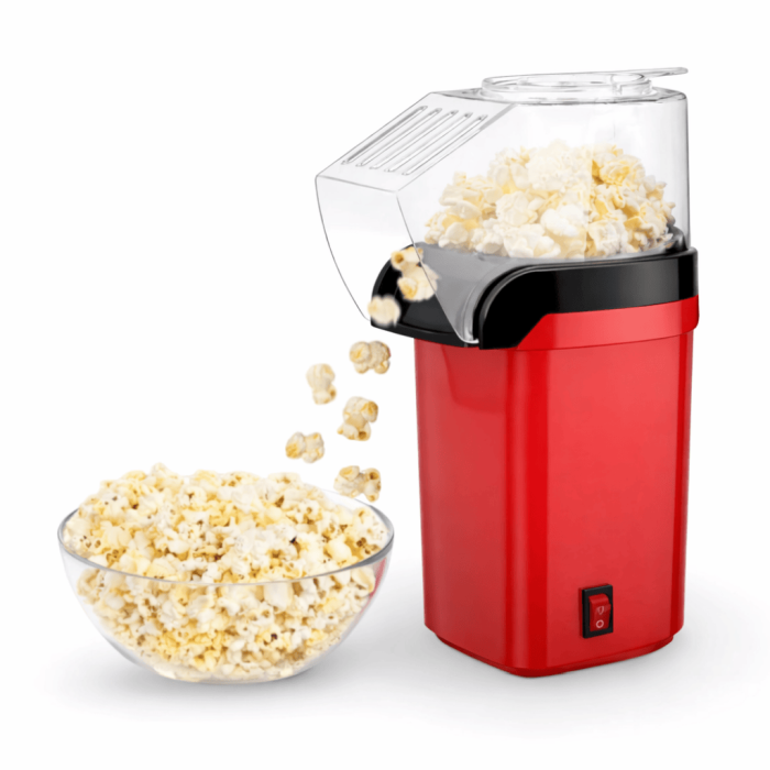 Aparat electric de făcut popcorn 1200W, fără ulei [2]