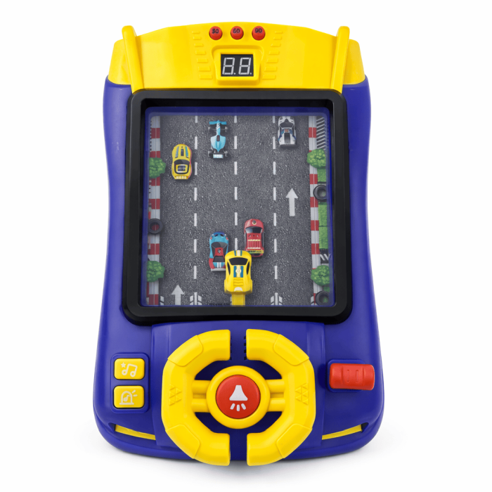Consolă interactivă copii Racing Adventure – Simulator auto cu volan, sunete reale și ecran mecanic, joc educativ 3+ [3]