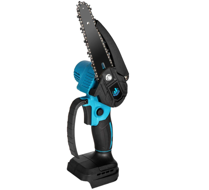 Drujbă electrică cu lanț 12 inch şi 2 acumulatori 48v [3]