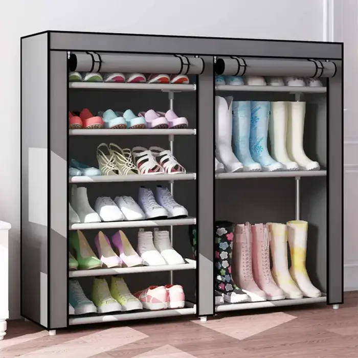 Dulap textil pentru pantofi cu 12 rafturi [2]
