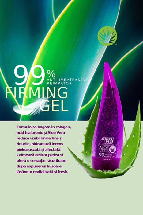 Gel reparator antiîmbătrânire cu aloe vera 250 ml - Softto Plus [2]