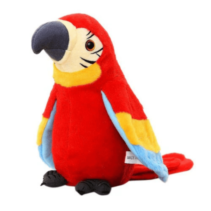 Jucărie interactivă, papagalul vorbitor multicolor , repetă tot ce aude, 23cm-Roşu [1]