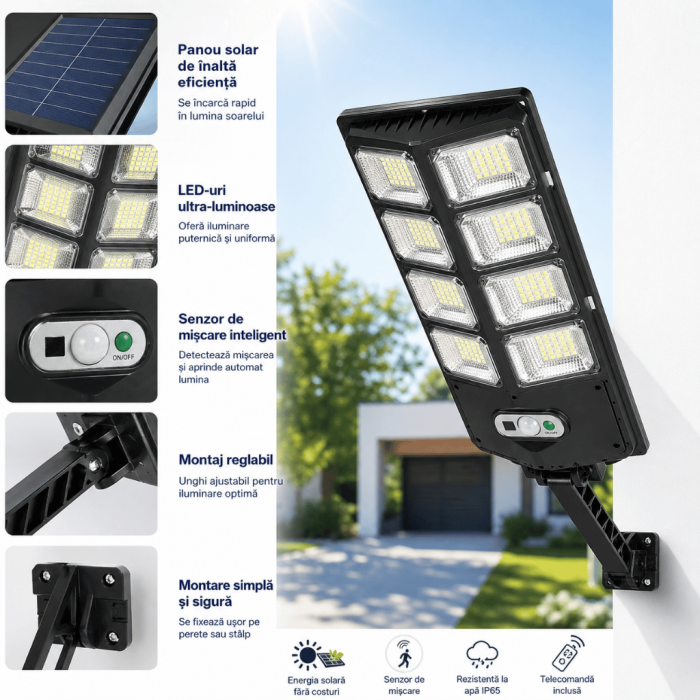 Lampă solară stradală, W789B-6 [2]