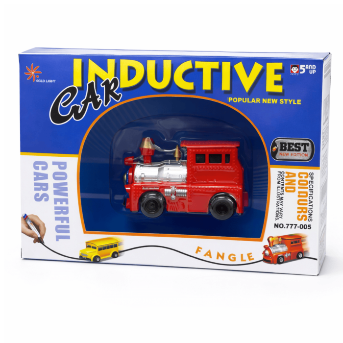 Maşinuţa magica pe traseu, set cu marker inclus - Locomotivă [2]